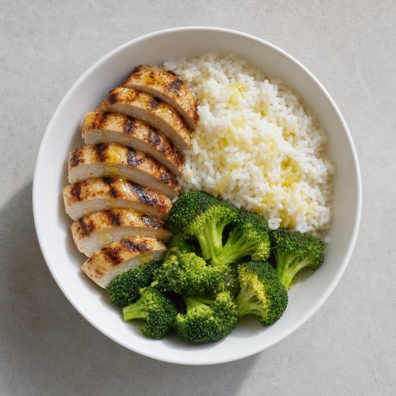 A logged meal with its components detected